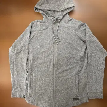 GYMSHARK 풀 집업 후드티 머슬핏/그레이/XL