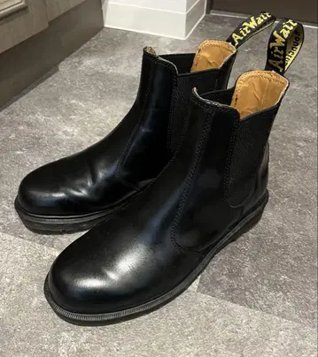 Dr.Martens 블랙 사이드 고어 부츠 UK8 27cm