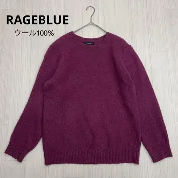 RAGEBLUE 레이지블루 크루넥 니트 스웨터 풀오버