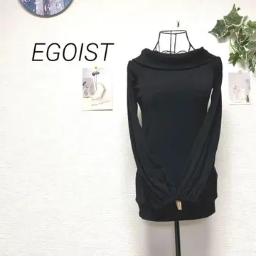 10017-1 에고이스트 EGOIST 보트넥 티셔츠 무지