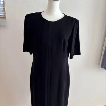 블랙 원피스 포멀 반팔