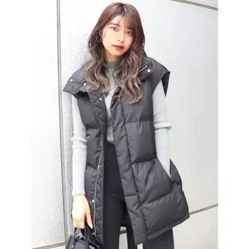MURUA 롱 에어컨 다운 베스트