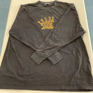 XLARGE 다크 그레이 긴팔 티셔츠