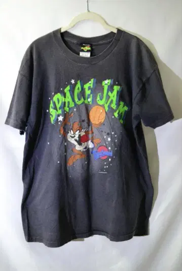 빈티지 T셔츠 루니툰 스페이스 잼 96년제