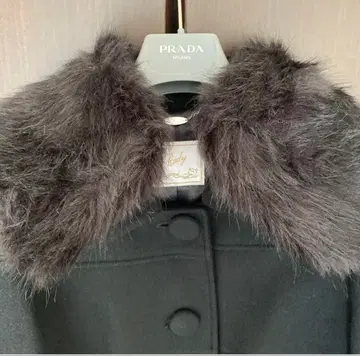 Rady 블랙 롱 코트 퍼 포함