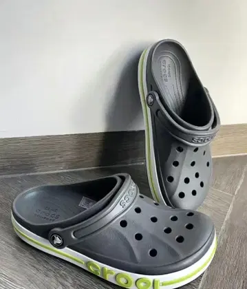 Crocs 그레이 클로그 샌들*6