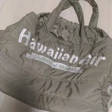 Hawaiian Air 토트백 올리브 그린 새상품급