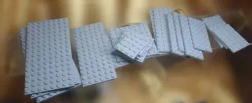 LEGO 정품 라이트 그레이 기초 플레이트 모음