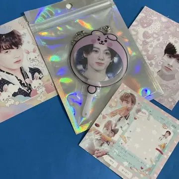BTS 정국 COOKY 캔뱃지 케이스 캔뱃지 2 한국제작자 메모
