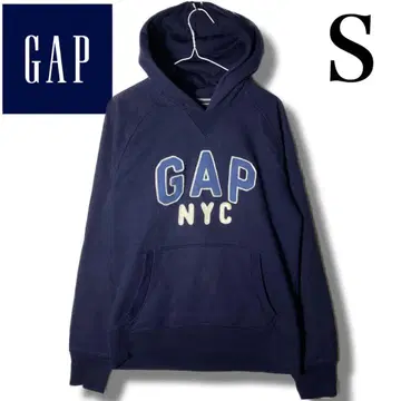 레어 GAP 갭 후드티 네이비 사이즈 S 네이비 속기모 후디