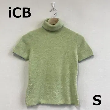 H0930A16 [ iCB ] 터틀 반팔 니트