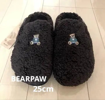 새상품 베어파우/ BEARPAW 보아 슬립온 브라운 곰 자수 25cm