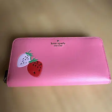 kate spade 딸기 모티브 장지갑