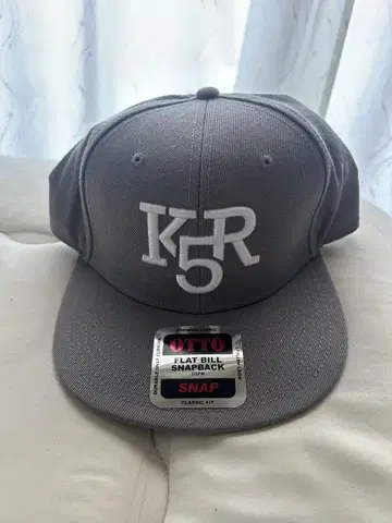 OTTO 그레이 플랫 빌 캡 K5R