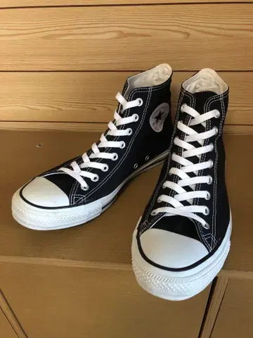 컨버스 올스타 블랙 하이컷 27.5cm 중고품