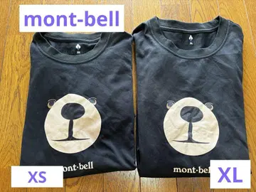 mont-bell 곰T셔츠 2장 세트 XS XL 사이즈