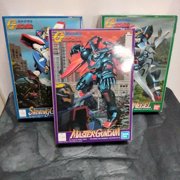 반다이 마스터 건담 & 샤이닝 건담 & 건담 슈피겔 세트
