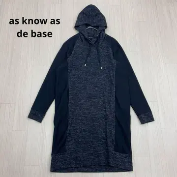 as know as de base 후드 니트 후드티 원피스