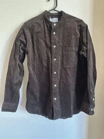 코듀로이 긴팔 셔츠 다크 브라운 FREAK'S STORE 빅