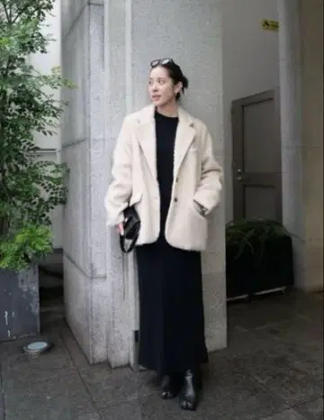 베이스먼트 온라인 자켓 코트 베이지
