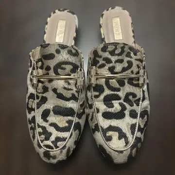 FOREVER21 레오파드 무늬 뮬 쿨 오 Y2K
