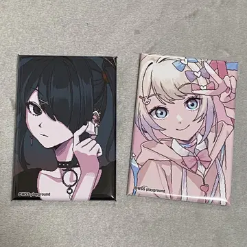 NEEDY GIRL OVERDOSE 캔뱃지 2개 세트