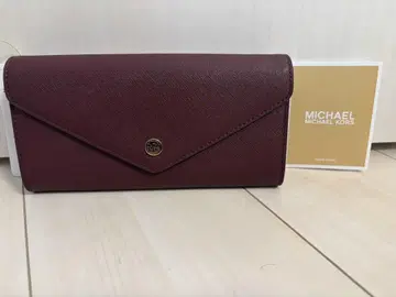MICHAEL KORS 버건디 장지갑