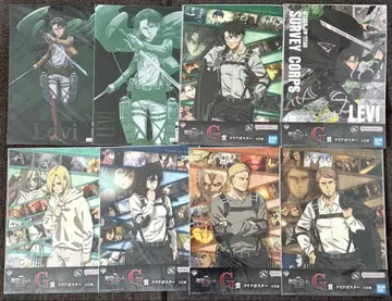 진격의 거인 리바이 제일복권 G상 클리어 포스터 드림 복권