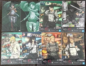 진격의 거인 리바이 제일복권 G상 클리어 포스터 드림 복권