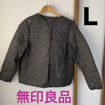 MUJI 그레이 다운 자켓 L