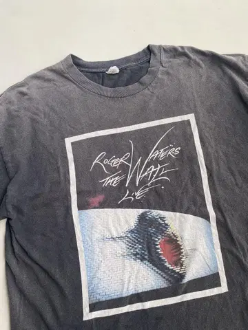 Roger Waters The Wall 투어 T셔츠 빈티지 XL