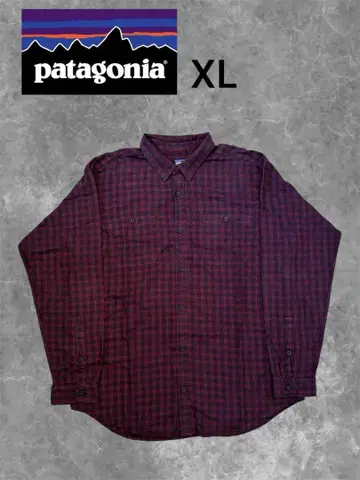 Papagonia 플란넬 셔츠 남성용 오가닉 코튼 100