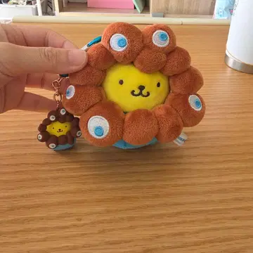 폼폼푸딩 미야쿠미야쿠 봉제 인형 키링