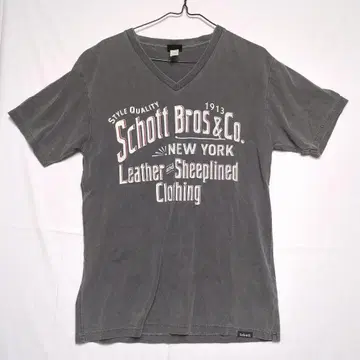 Schott V넥 티셔츠
