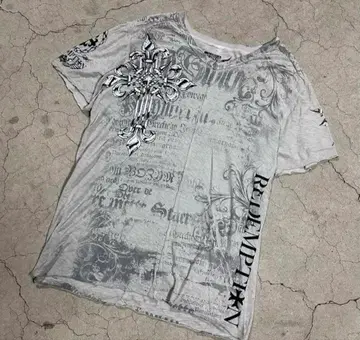 Cross skull design T-shirts affliction