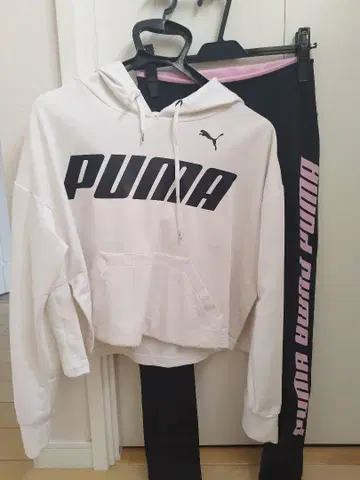 PUMA 후디 & 맨투맨 레깅스 세트