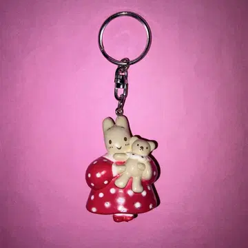 [초레어 레트로] SANRIO 마론 크림 키링 (곰돌이)