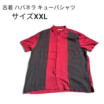 구제 의류 하바네라 쿠바 셔츠 XXL