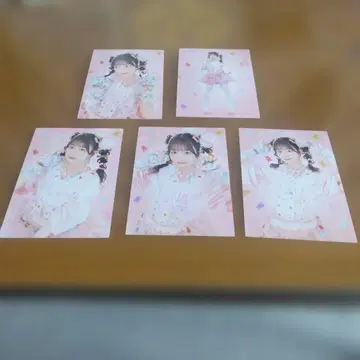 Ego Yuna 아이돌 사진 5장 세트