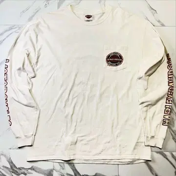 HARLEY DAVIDSON White long shirt