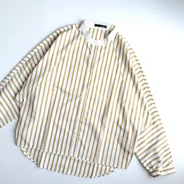 vent blanc  스트라이프 긴팔 셔츠