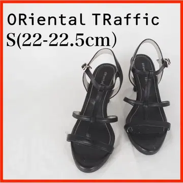 O5975*Oriental Traffic*샌들*22-22.5cm*블랙