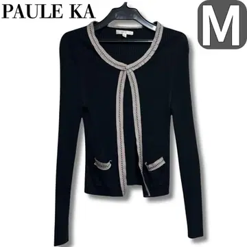 PAULE KA 블랙 가디건 M 사이즈 폴카 여성용 겉옷