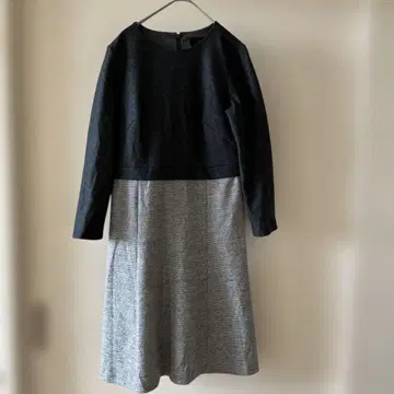 UNTITLED 긴팔 무릎 기장 원피스 그레이 사이즈 2 가을/겨울