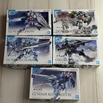 HG 1/144 기동전사 건담 수성의 마녀 건담 프라모델 5종 세트