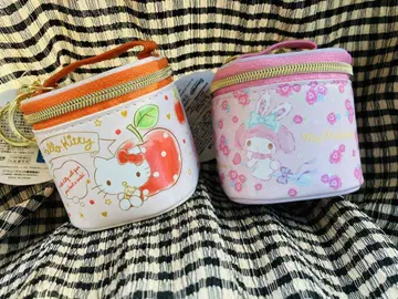 헬로키티 마이멜로디 소품함 2개 세트 파우치 백