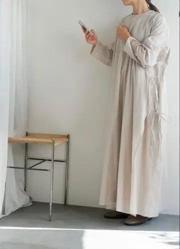nui mond 몽뜨 랩 원피스 에크루