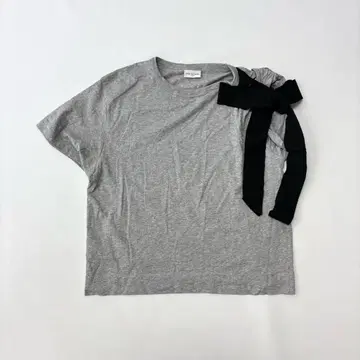 20ss 드리스반노튼 리본 티셔츠 그레이 계열 S