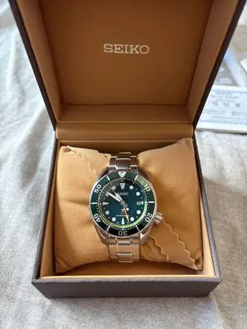 SEIKO 다이버즈 손목시계 그린