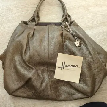 Hamano 브라운 소가죽 브론즈